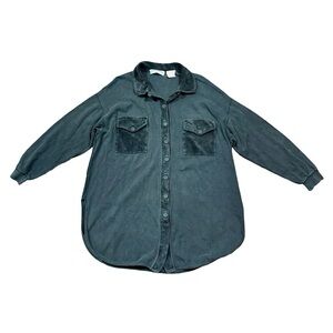 Sonia Rykiel Paris Vintage Oversized Corduroy Overshirt Shacket Shirt Jacket